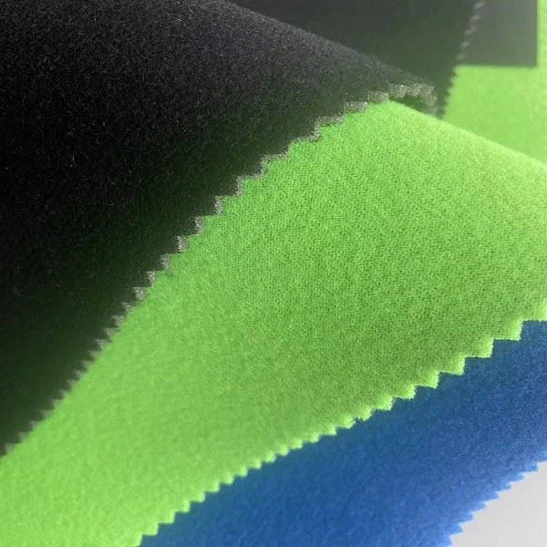 POLYESTER KNITTING FLEECE FABRIC WITH FIRE RESIST SPONGE